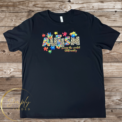 Autism Seeing the World Differently Tee