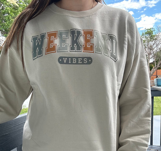 Weekend Vibes Crewneck