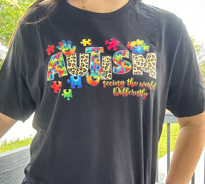 Autism Seeing the World Differently Tee