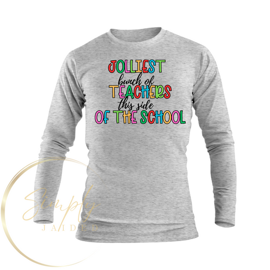 Jolliest Teachers Crewneck Sweatshirt