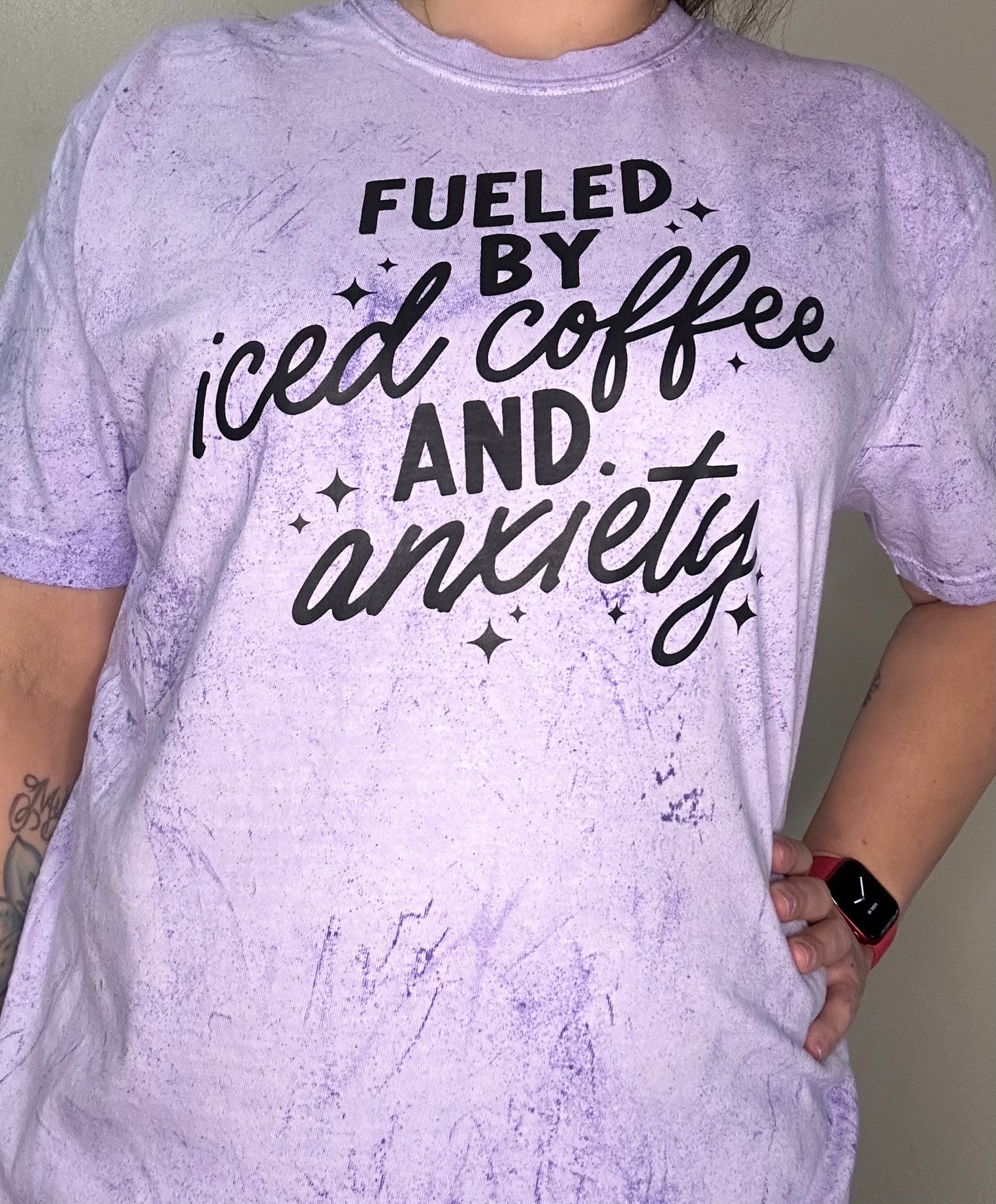 Fueled by Iced Coffee and Anxiety Tee