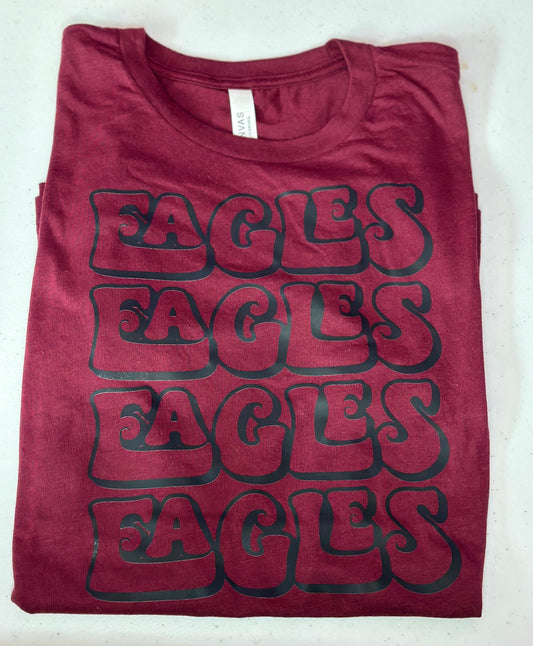 Eagles Retro Maroon Tee