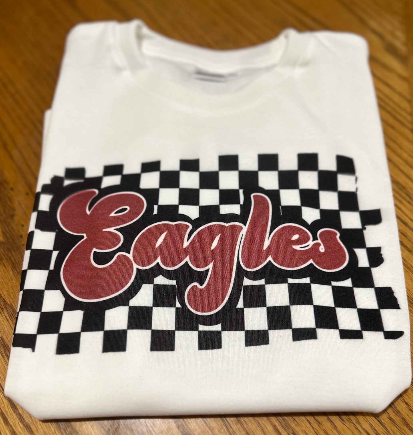 Checkered Eagles Tee